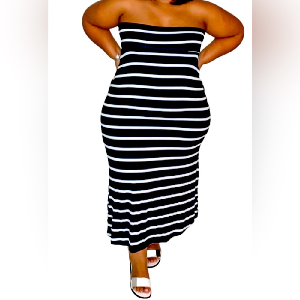 Black and White Maxi Dress/Skirt
